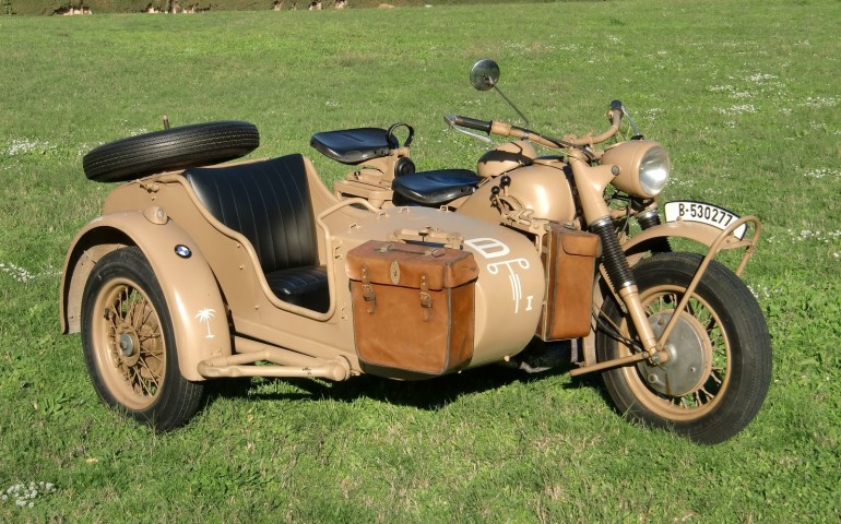 Sidecar BMW: motos clásicas